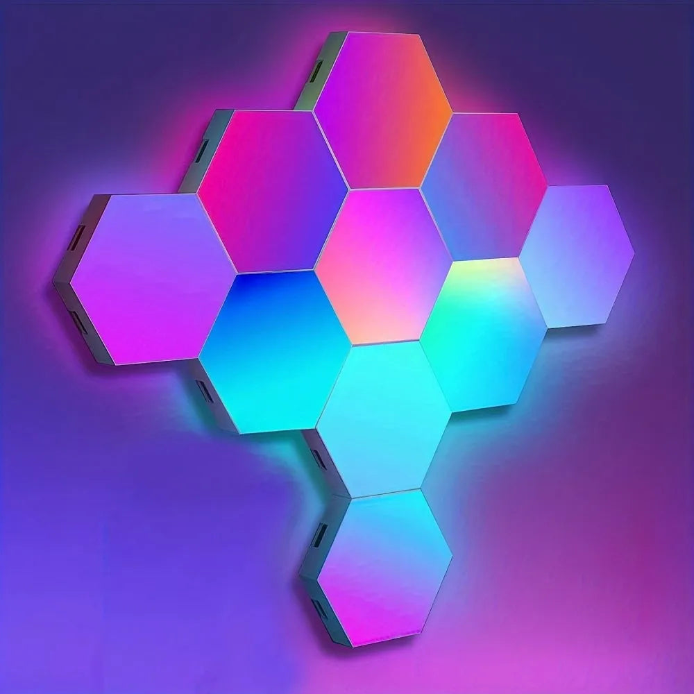 RGB Hexagon Smart Wall Light