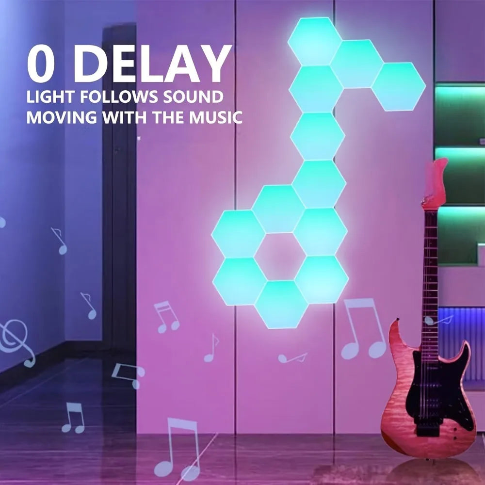 RGB Hexagon Smart Wall Light