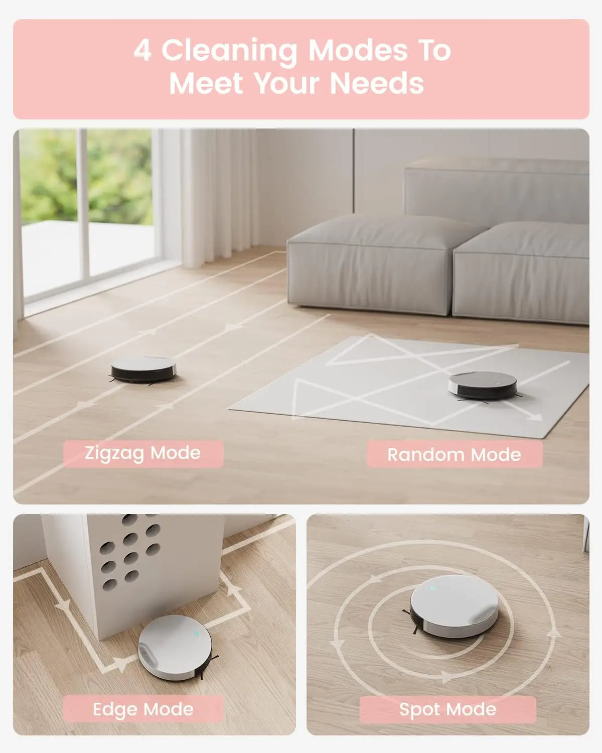 Smart Robot Vacuum for Pet Hair