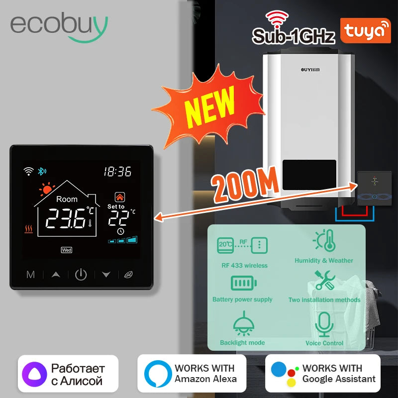 Smart WiFi Thermostat for Home Heating