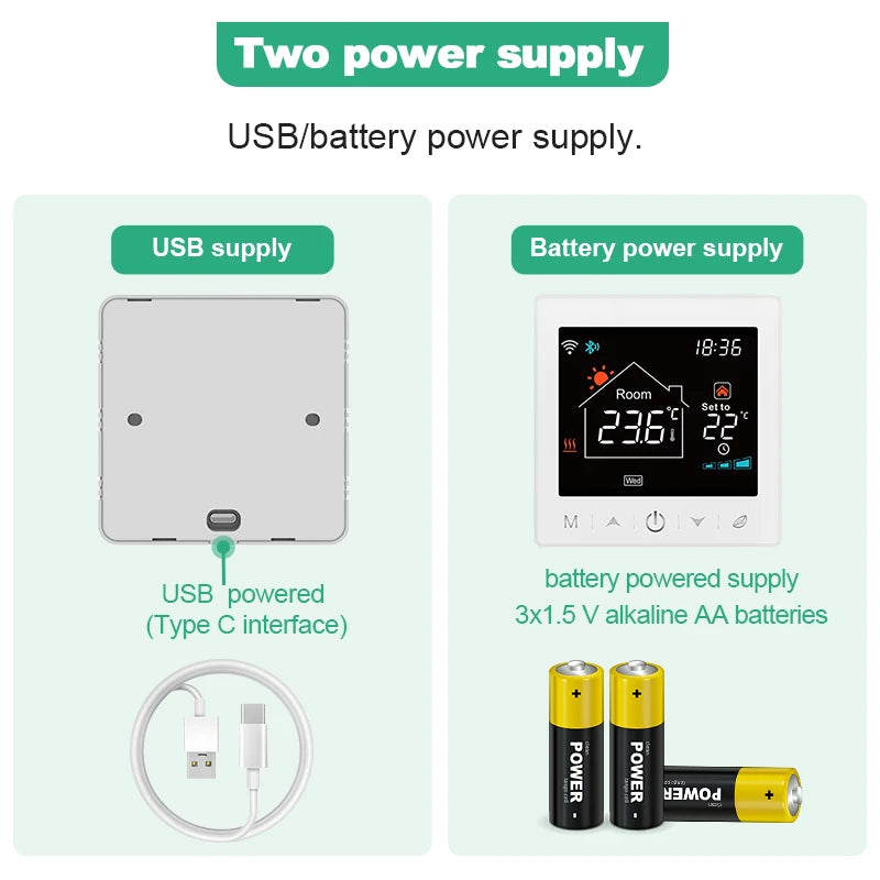 Smart WiFi Thermostat for Home Heating