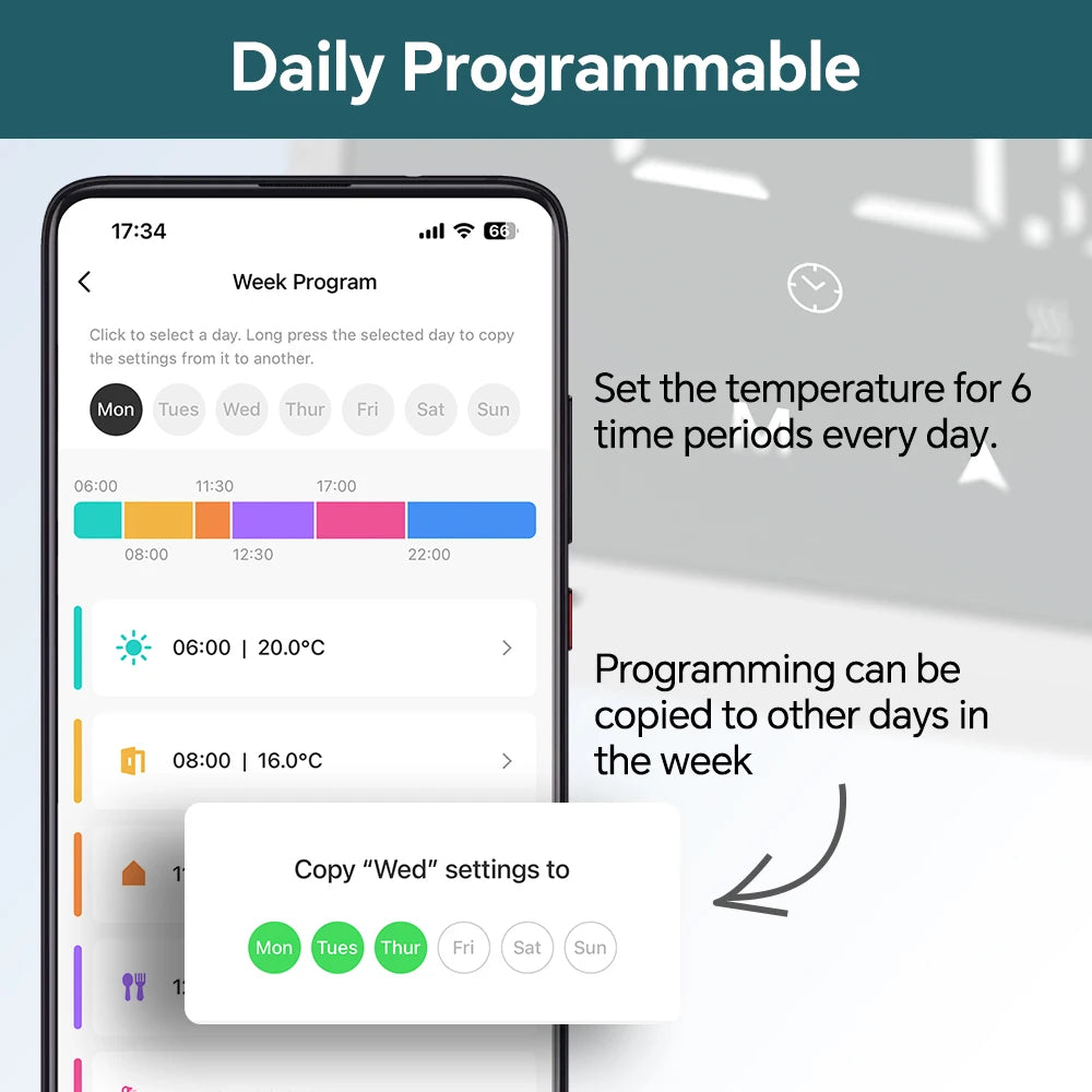 Smart WiFi Heating Thermostat