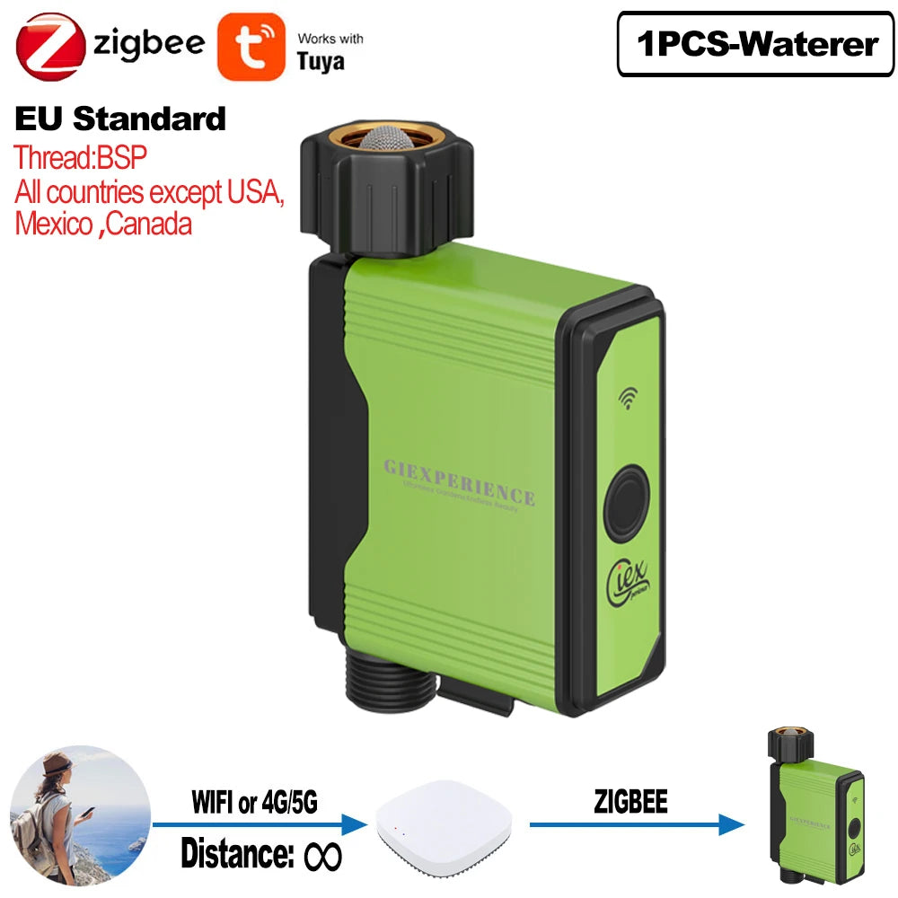 Smart Zigbee WiFi Garden Watering Timer