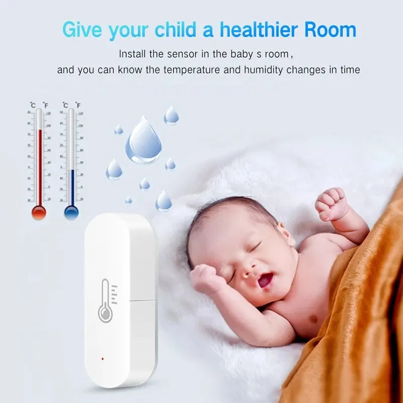 ZigBee Smart Temperature & Humidity Sensor