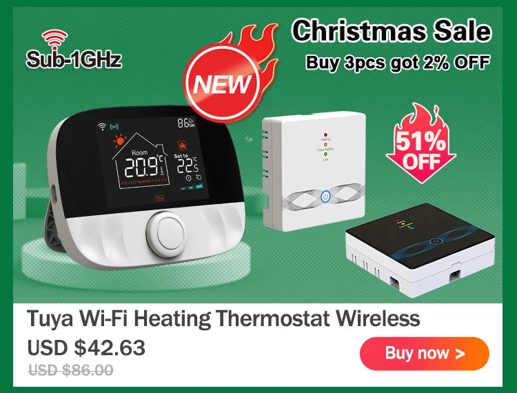Smart WiFi Thermostat for Home Heating