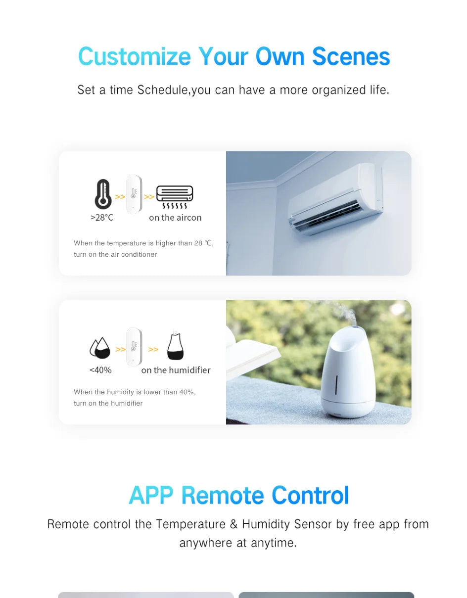 ZigBee Smart Temperature & Humidity Sensor