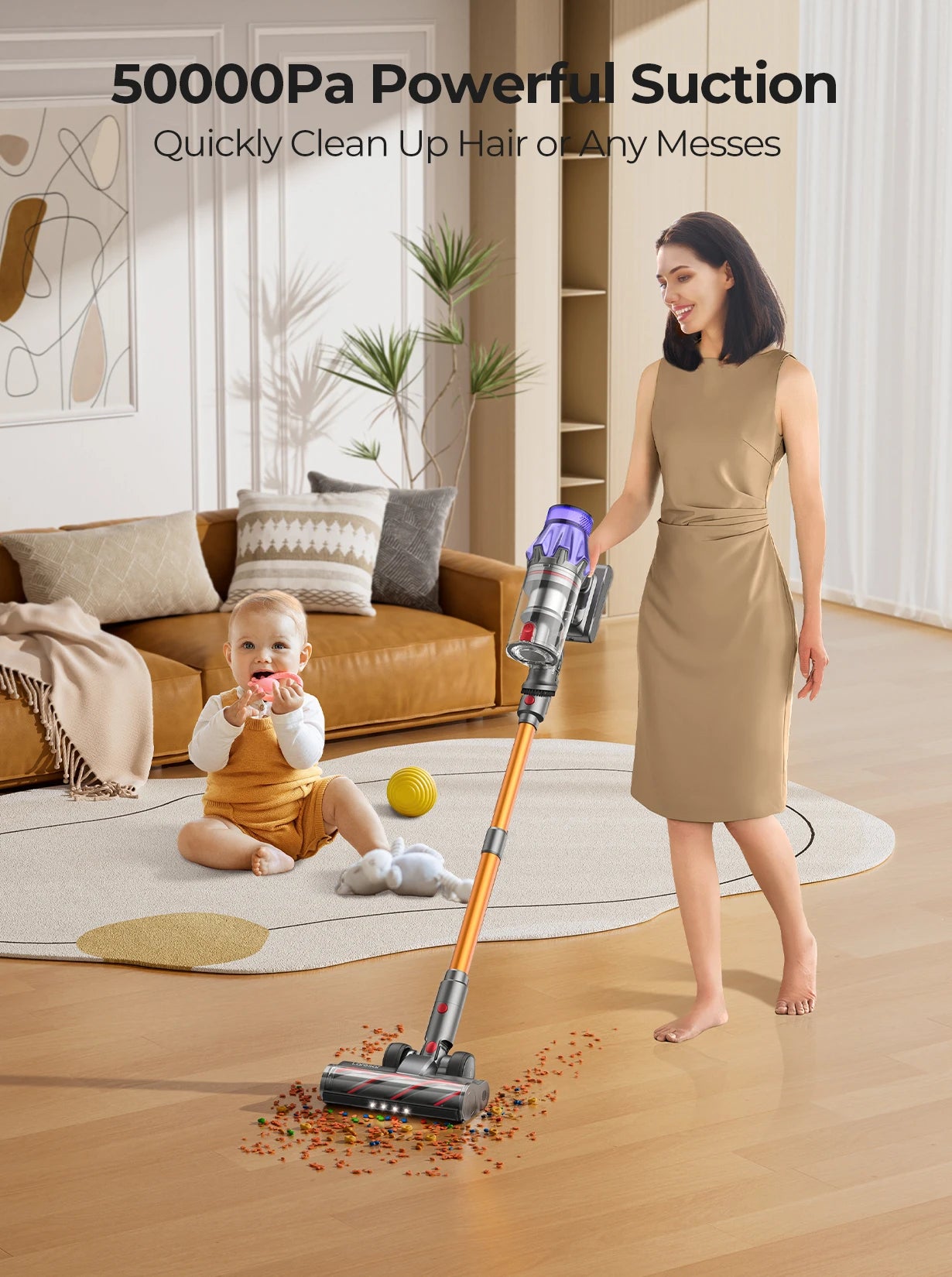 Powerful Cordless Smart Vacuum Cleaner