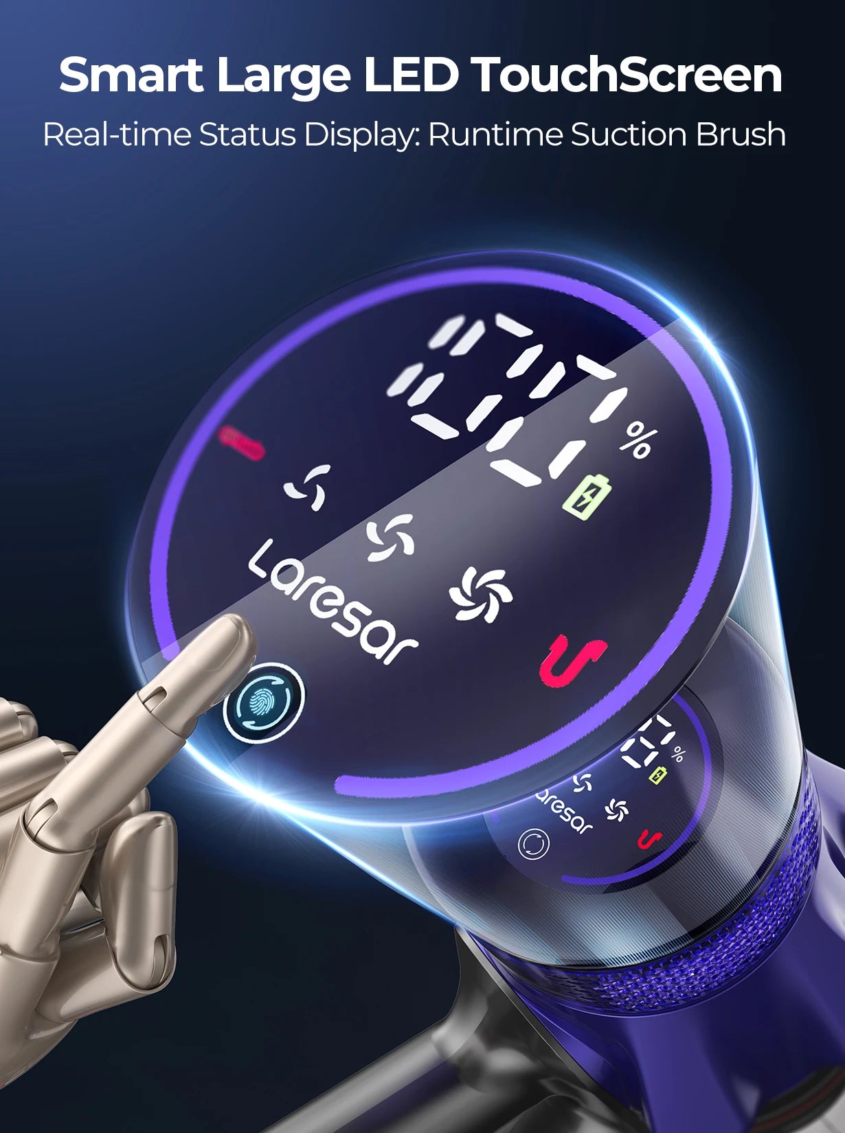Powerful Cordless Smart Vacuum Cleaner