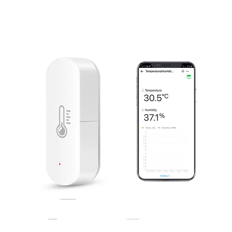 ZigBee Smart Temperature & Humidity Sensor