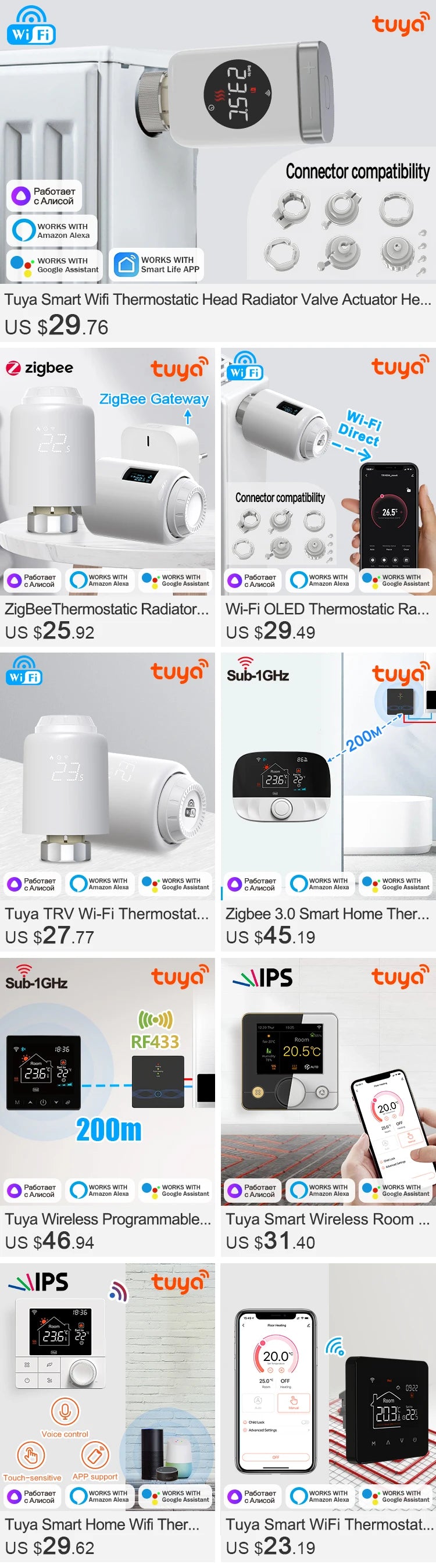 Smart WiFi Thermostat for Home Heating