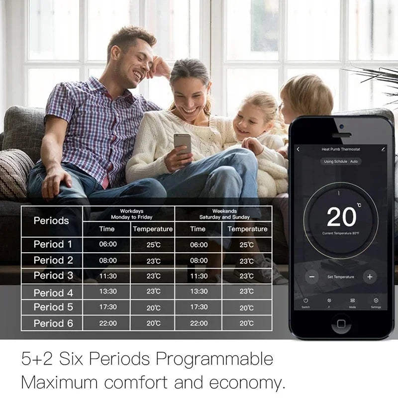 Smart WiFi Thermostat for Home Heating