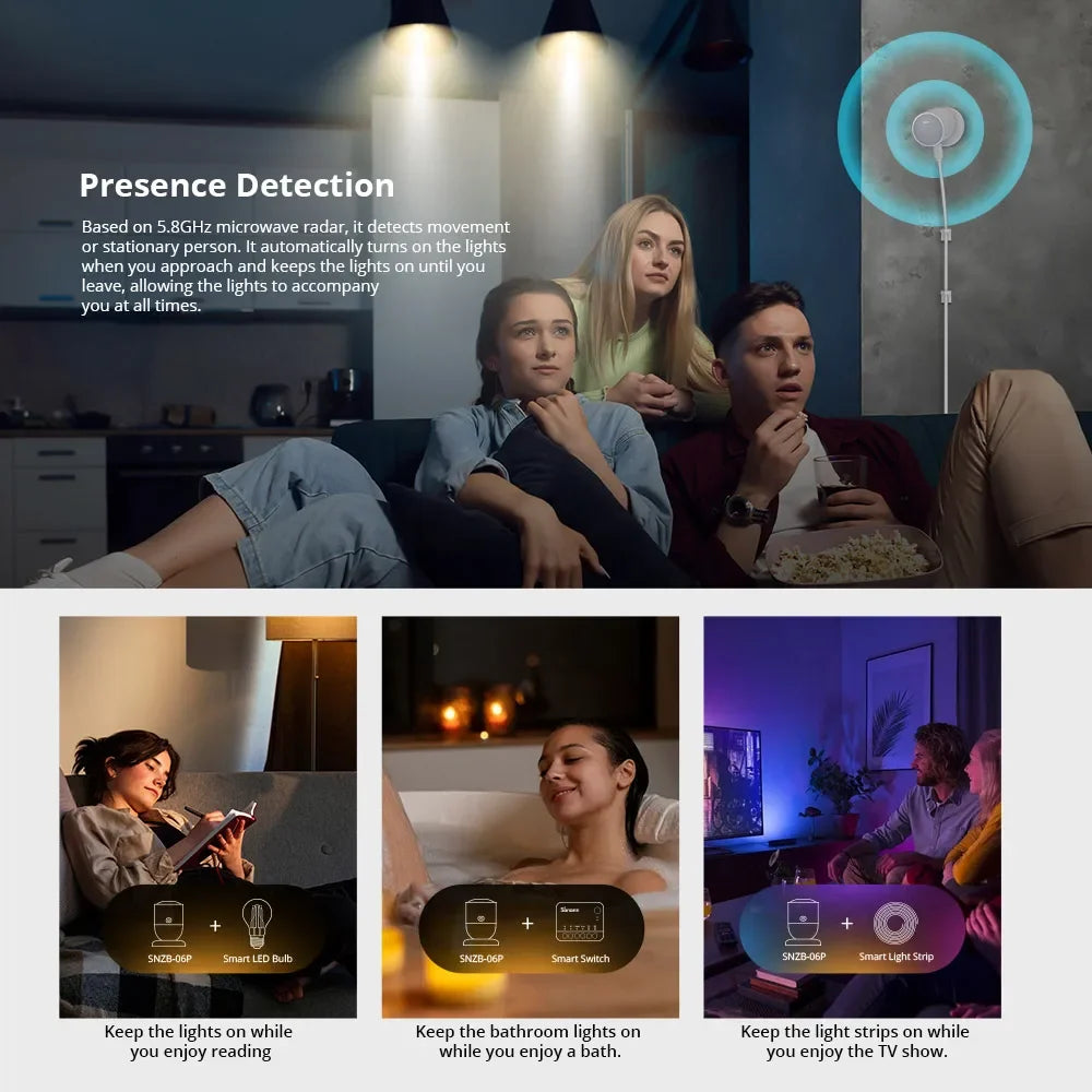 Zigbee Smart Human Presence Sensor