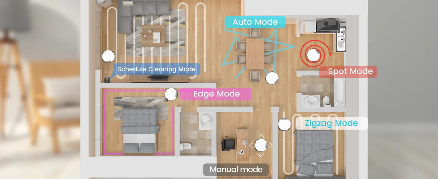 Smart Robot Vacuum for Pet Hair
