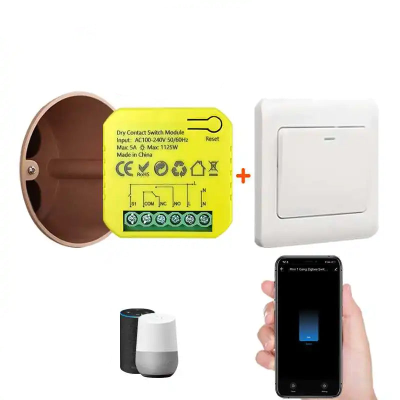 Smart ZigBee Dry Contact Switch Relay