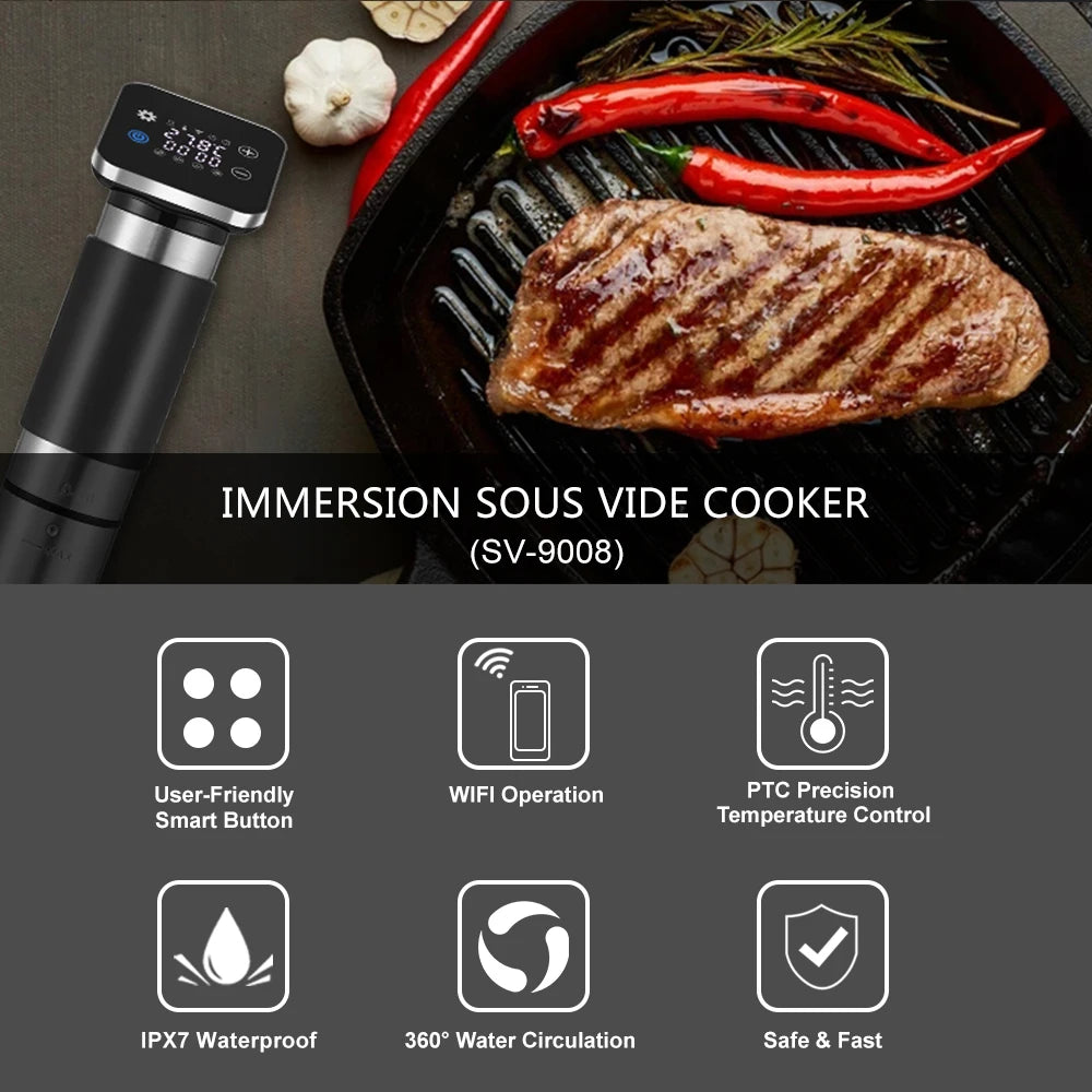5th Generation Smart WiFi Sous Vide Cooker