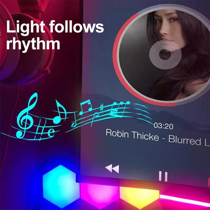 RGB Hexagon Smart Wall Light
