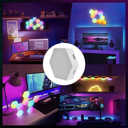 RGB Hexagon Smart Wall Light