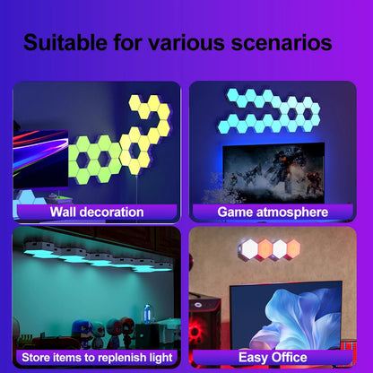 RGB Hexagon Smart Wall Light