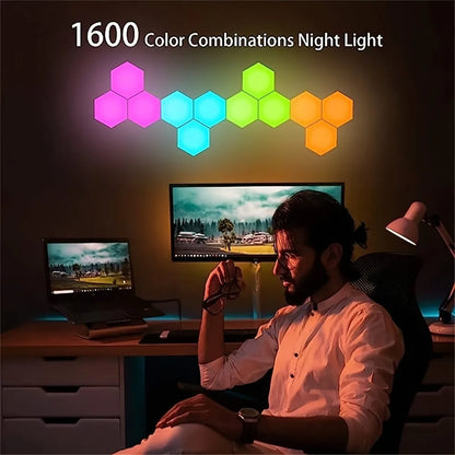 RGB Hexagon Smart Wall Light