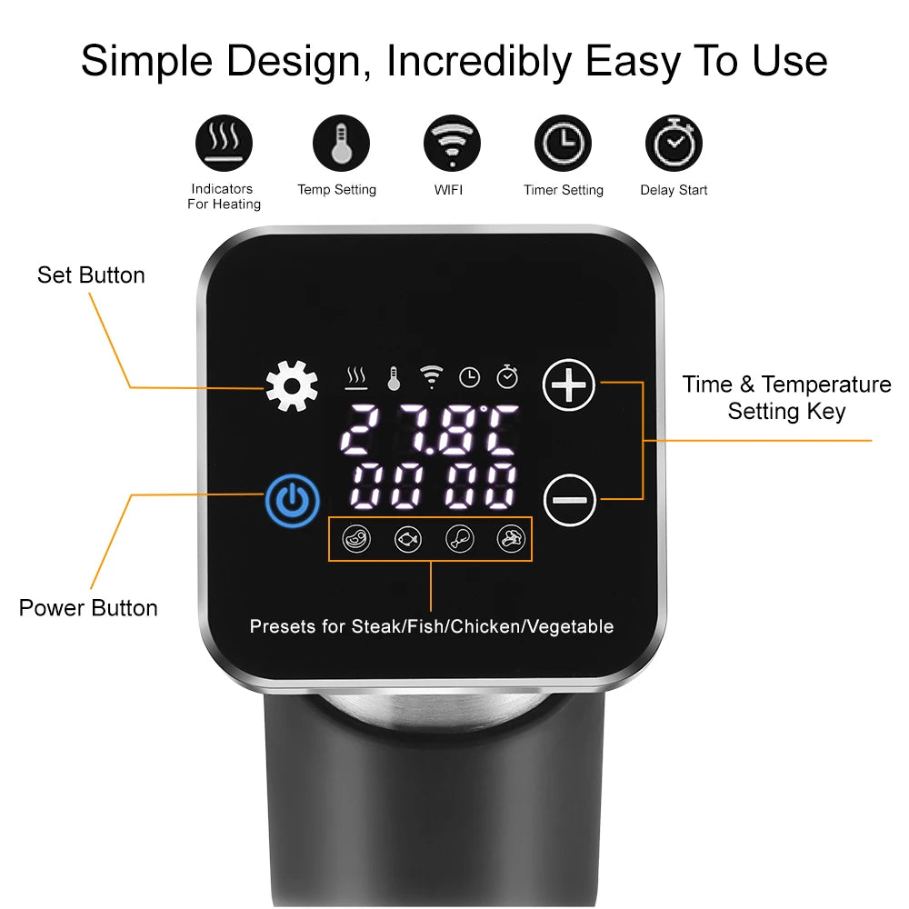 5th Generation Smart WiFi Sous Vide Cooker