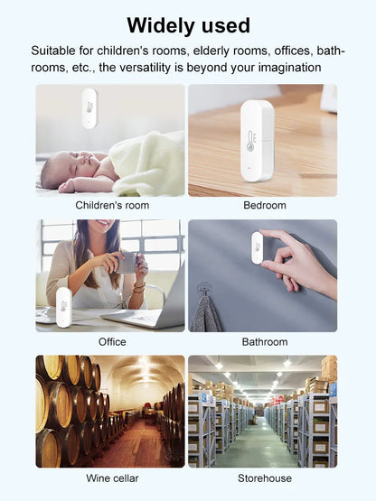 ZigBee Smart Temperature & Humidity Sensor