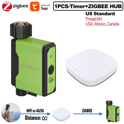 Smart Zigbee WiFi Garden Watering Timer
