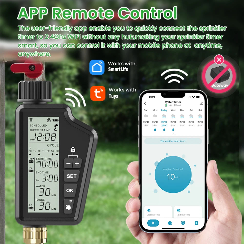 Smart WiFi Garden Watering Timer