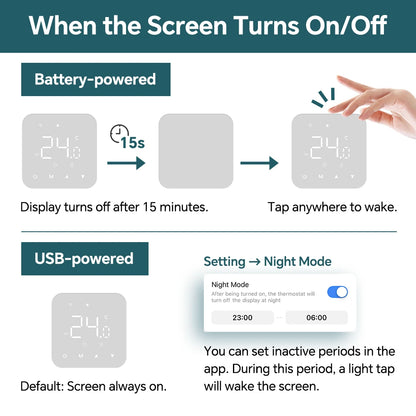 Smart WiFi Heating Thermostat