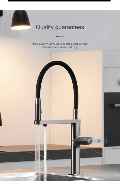 Luxury Smart Kitchen Faucet with Digital Display