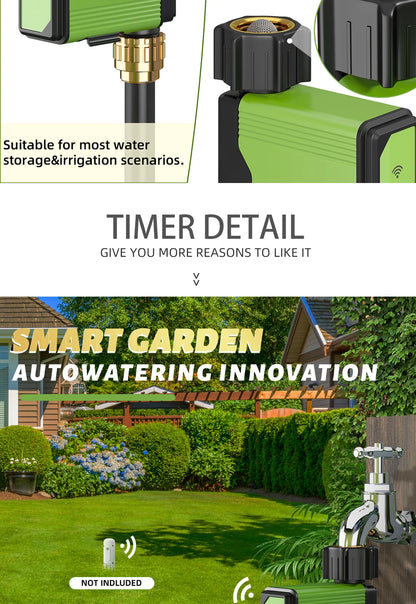 Smart Zigbee WiFi Garden Watering Timer