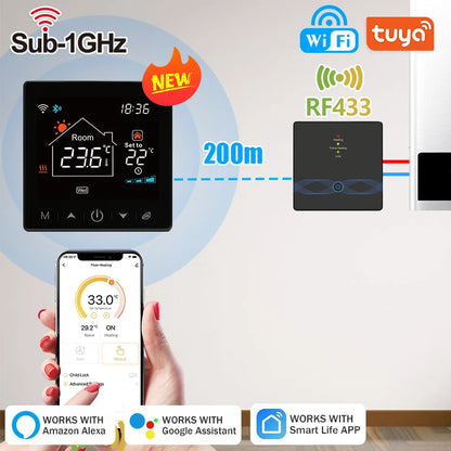 Smart WiFi Thermostat for Home Heating