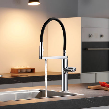 Luxury Smart Kitchen Faucet with Digital Display