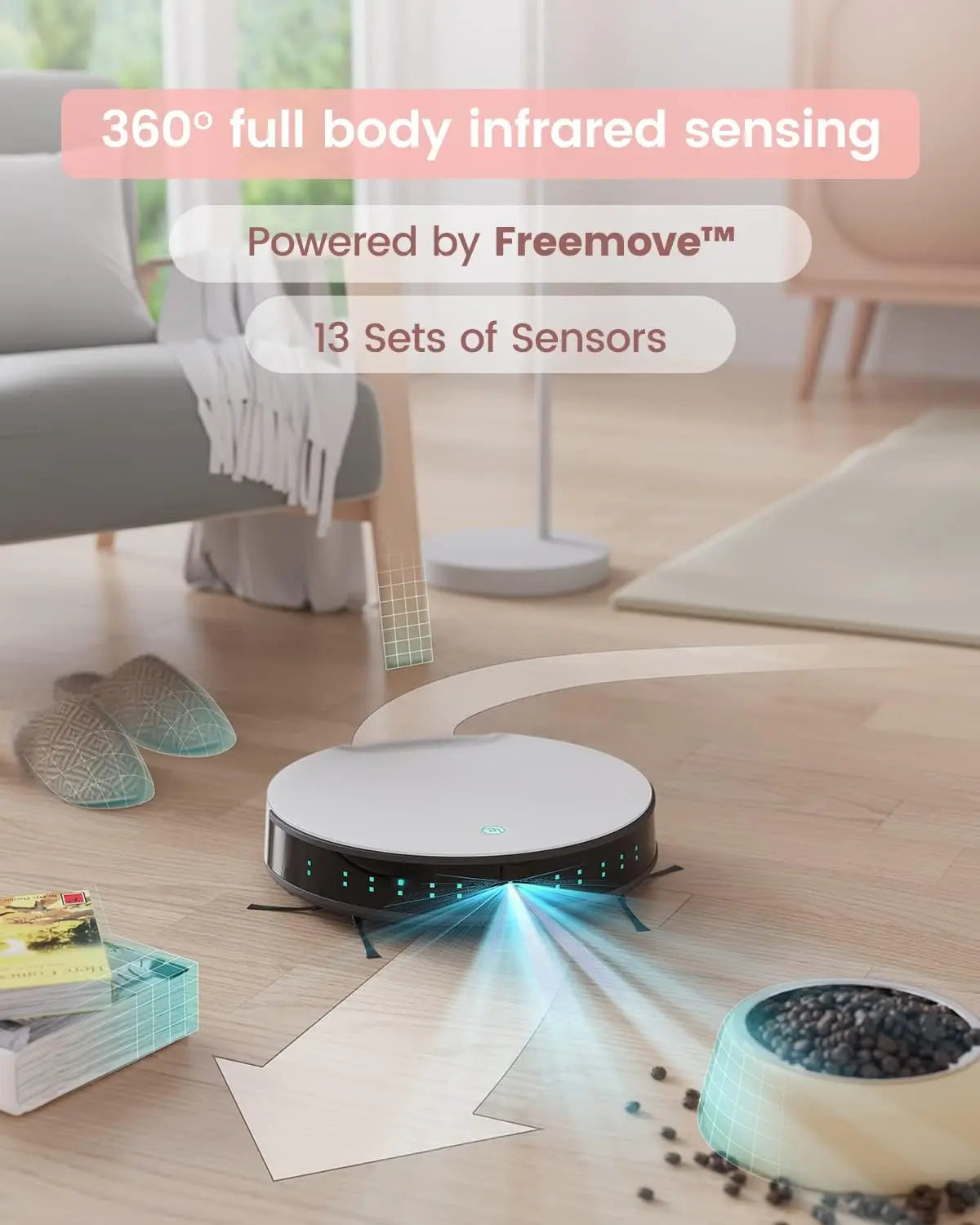Smart Robot Vacuum for Pet Hair