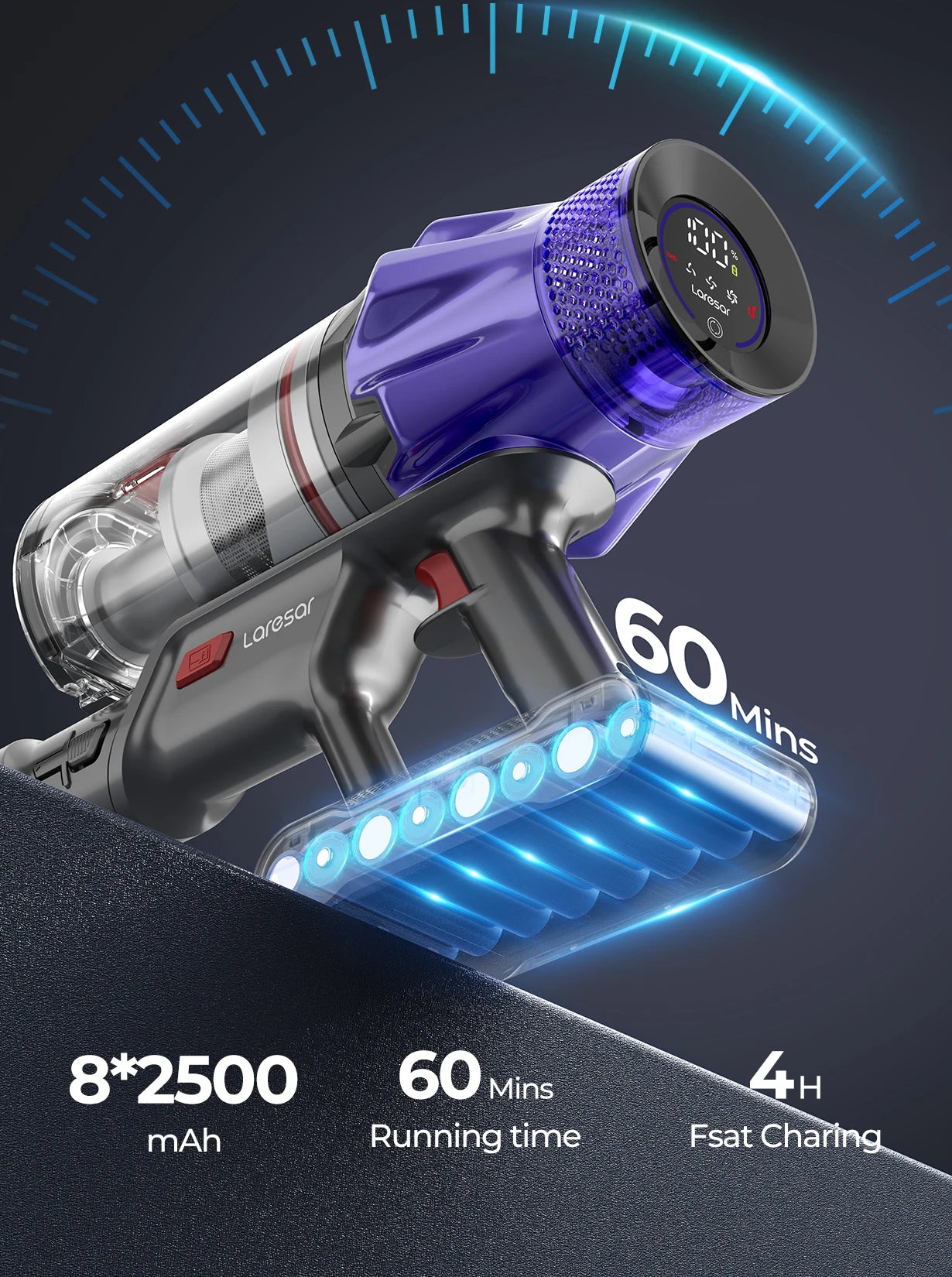 Powerful Cordless Smart Vacuum Cleaner