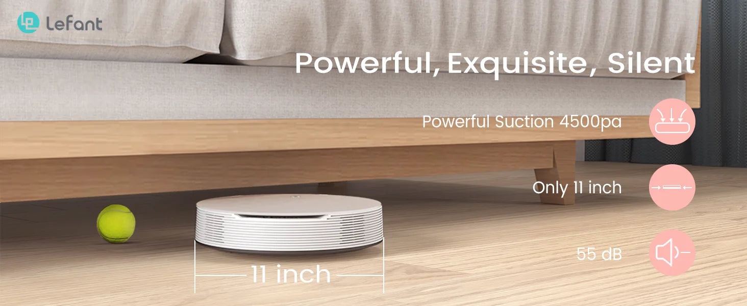 Smart Robot Vacuum for Pet Hair