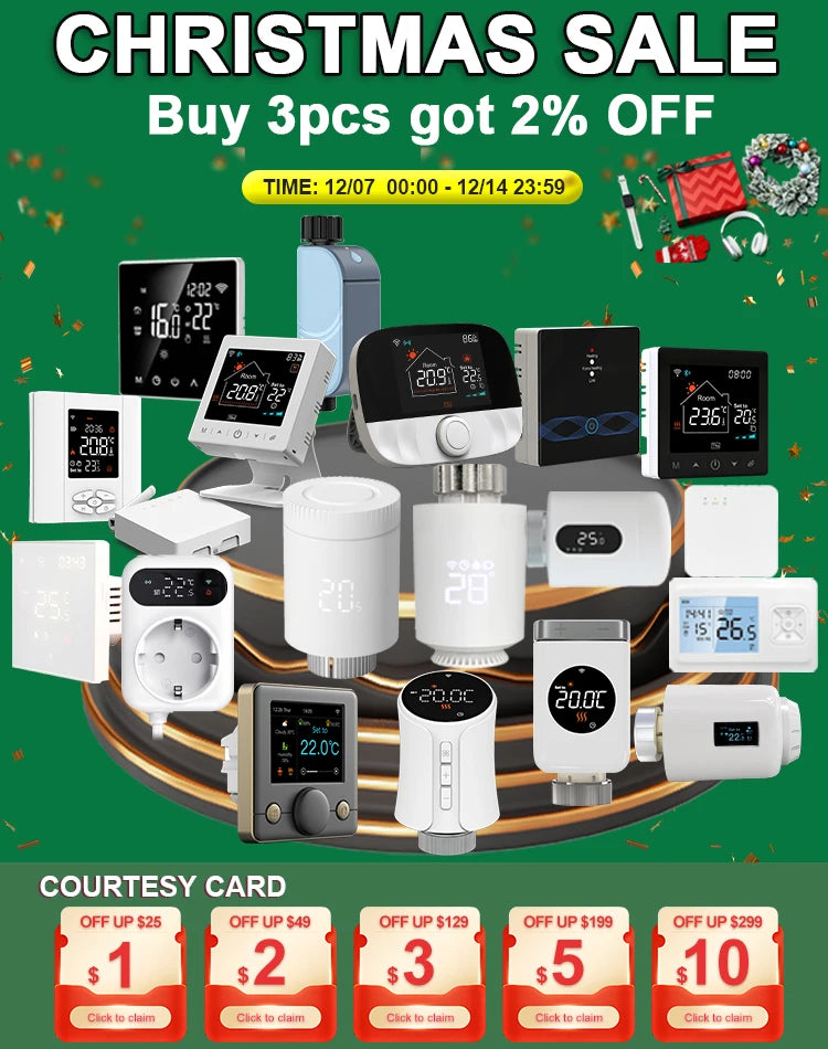 Smart WiFi Thermostat for Home Heating