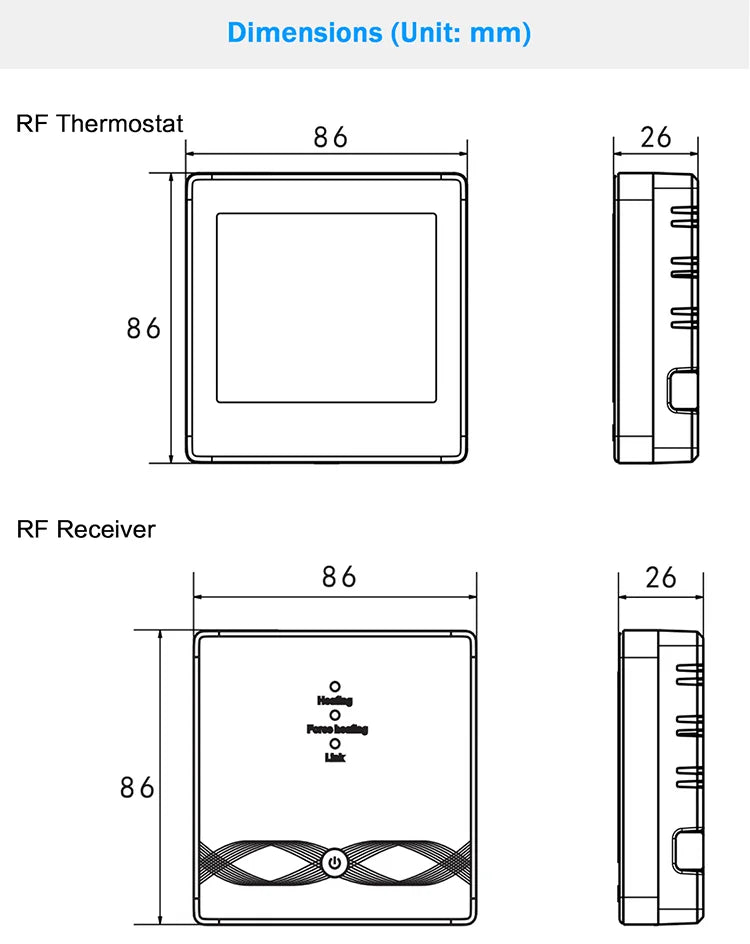 Smart WiFi Thermostat for Home Heating