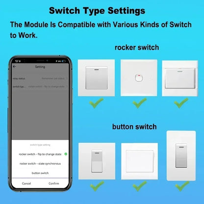 Smart ZigBee Dry Contact Switch Relay