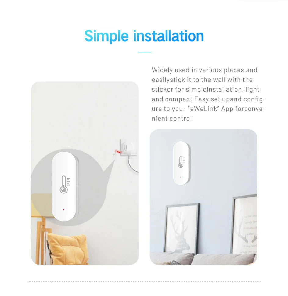 ZigBee Smart Temperature & Humidity Sensor