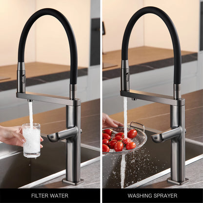 Luxury Smart Kitchen Faucet with Digital Display