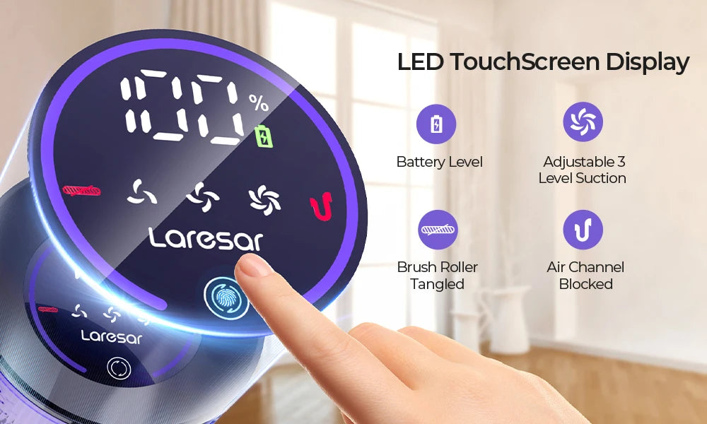 Powerful Cordless Smart Vacuum Cleaner