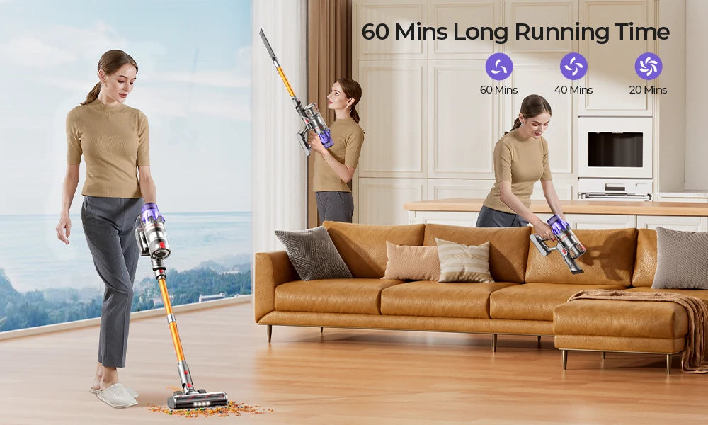 Powerful Cordless Smart Vacuum Cleaner