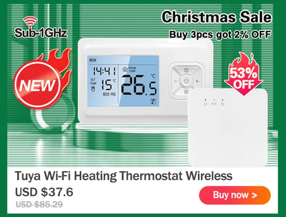 Smart WiFi Thermostat for Home Heating