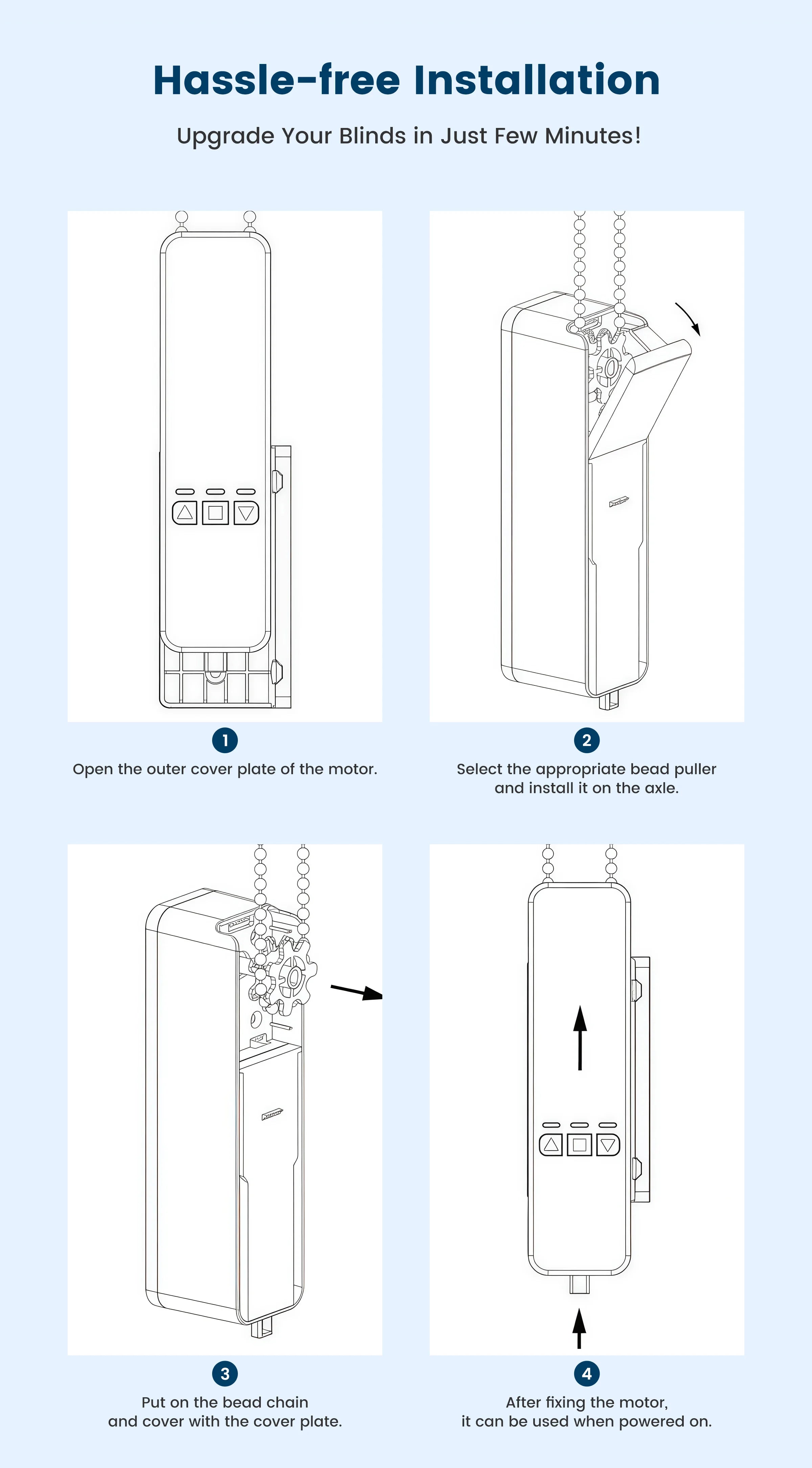 Smart WiFi Curtain Motor System