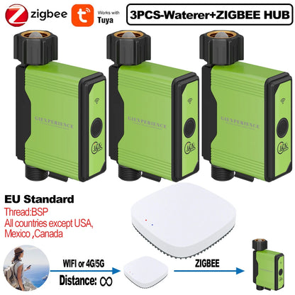 Smart Zigbee WiFi Garden Watering Timer