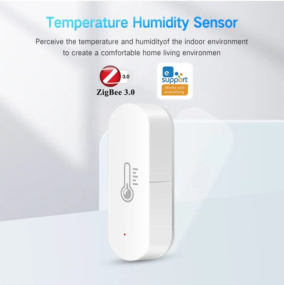 ZigBee Smart Temperature & Humidity Sensor