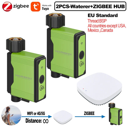 Smart Zigbee WiFi Garden Watering Timer