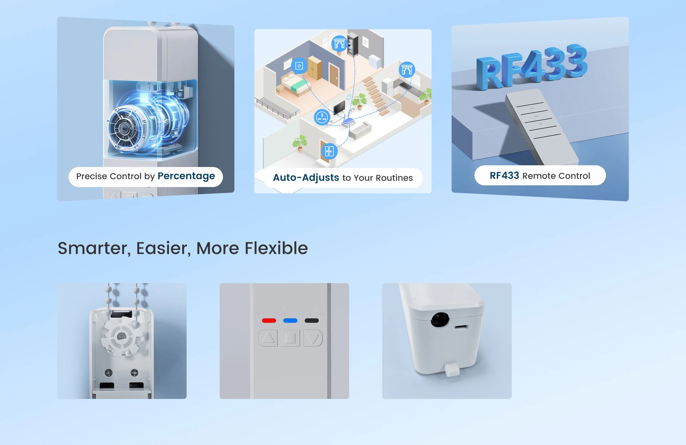 Smart WiFi Curtain Motor System
