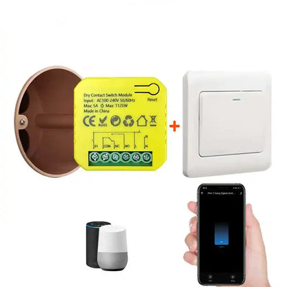 Smart ZigBee Dry Contact Switch Relay