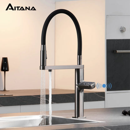 Luxury Smart Kitchen Faucet with Digital Display